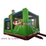 Forest Animal Cartoon Jumping Bed Small Inflatable Castle - 3