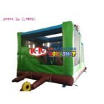 Forest Animal Cartoon Jumping Bed Small Inflatable Castle - 2