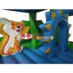 Forest Animal Cartoon Jumping Bed Small Inflatable Castle - 4