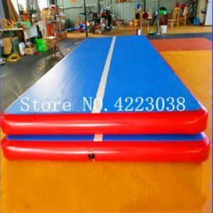 Pump 10x2x02m Inflatable Gym Airtrack Tumbling Yoga Air Trampoline Track For Gymnastics Training Taekwondo Cheerleading - 2