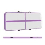 Pump Purple Color Inflatable Gym Mat 3mx1mx0 1m Tumbling Track For Dwf Air Floor Kids And Adults - 3