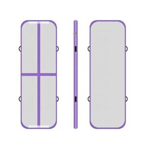 Pump Purple Color Inflatable Gym Mat 3mx1mx0 1m Tumbling Track For Dwf Air Floor Kids And Adults - 2