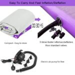 Pump Purple Color Inflatable Gym Mat 3mx1mx0 1m Tumbling Track For Dwf Air Floor Kids And Adults - 6