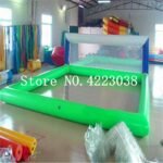 0 9mm Pvc 12x6m Inflatable Water Volleyball Court For Aqua Game In Sea Or Swimming Pool Air Pump - 5