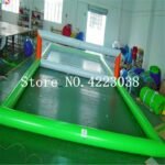 0 9mm Pvc 12x6m Inflatable Water Volleyball Court For Aqua Game In Sea Or Swimming Pool Air Pump - 6