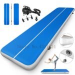 12x2x0 2m Blue Inflatable Gymnastics Mattress Gym Tumble Airtrack Floor Tumbling Air Track With A Pump