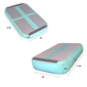 1mx0 6m X0 1m Gym Mat Inflatable Gymnastics Tumble Track Air Block Board - 2