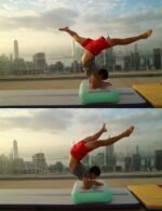 1mx0 6m X0 1m Gym Mat Inflatable Gymnastics Tumble Track Air Block Board - 6