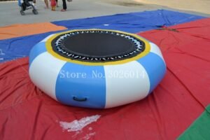 2m Inflatable Water Bouncer Portable Jump Trampoline Bounce Swim For Sports - 2