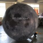 7m Design Commercial Decoration Moon Ball Led Lighting Hanging Large Inflatable For Festival Activities - 3