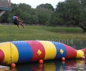 8x3m Pvc Water Jump Catapult Inflatable Jumping Blob Bouncing Bag Pillow - 2