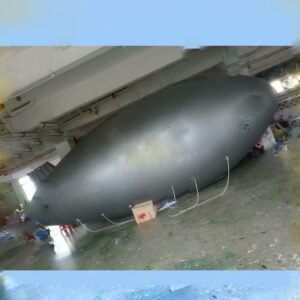 8m Long Inflatable Advertising Blimp Zeppelin Airship With Your Different