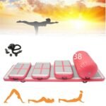 A Set 6 Pieces Air Sealed Dwf Inflatable Tumble Track Airtrack Gymnastic For - 3