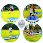 A Set Airspot Round Air Floor Track For Gym Training Dia 0 7m 1m 1 4m - 6