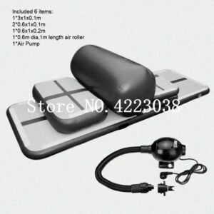 A Set Inflatable Air Track Gymnastics Training Cheerleading Tumbling Tumble