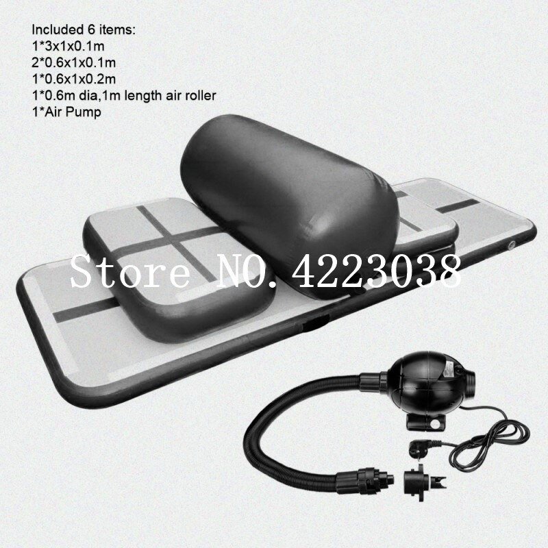 A Set Inflatable Air Track Gymnastics Training Cheerleading Tumbling Tumble