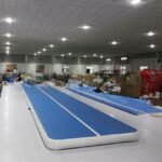 Air Track 10m Blue Inflatable Gymnastics Airtrack Floor Tumbling For Kids One Pump Hot
