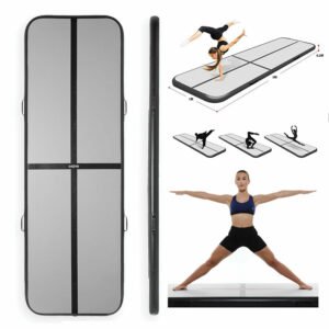 Dwf Inflatable Gymnastics Gym Mat 3m Air Track For Kids - 2