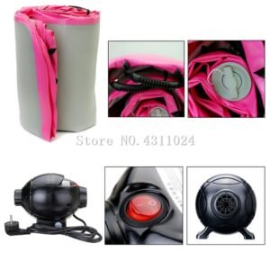 Door To Inflatable Air Track A Set Tumbling Mat Of Home Edition With One Pump - 2