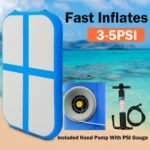 Gym Mat Inflatable Gymnastics Tumble Track Air Block Board Airtrack - 5