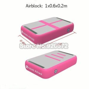 Inflatable Crash Air Board Block Track Gymnastics Mini Mat - 2