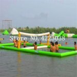 Inflatable Volleyball Court Outdoor Beach Games Water For Seaside - 3