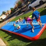 Inflatable Gymnastics Air Track Mattress Tumbling Floor Mat Home Yoga Gym Pump For Adults Or Child 10m 11m 12m - 2