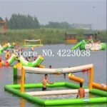 Water Inflatable Volleyball Court Game Play Sport Toys Outdoor - 3