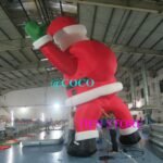 To Door Christmas Inflatables Inflatable Santa Claus Climbing Wall Cartoon Giant Model - 4