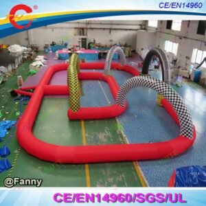 Air Outdoor Giant Inflatable Go Kart Track For Zorb Ball Large Race Car - 2