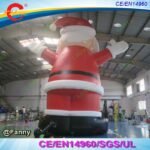 Door 6m 20ft High Giant Inflatable Santa Claus Cartoon For Christmas Decoration Air Balloon - 4