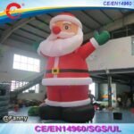 Door Advertising Inflatable Santa Claus Outdoor Giant Christmas Father Old Man - 3