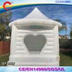 Door Commercial White Inflatable Bouncy Castle For Wedding Bouncer Air House - 3