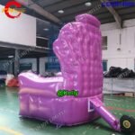 Door Giant Inflatable Throne Chair For Purple Queen Sofa Balloon - 5