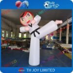2 5mh Inflatable Taekwondo Boy Kicking Karate Guy For Advertising - 3