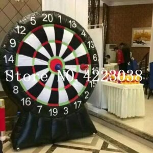 To Door 4m 13ft Giant Inflatable Target Throw Dart Game Human Soccer Board - 2