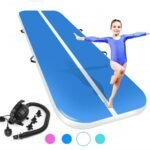Inflatable Gymnastics 3 4m 5m Airtrack Tumbling Air Track Floor Trampoline For Home Use Training Cheerleading Beach