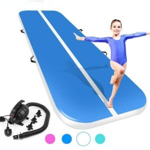 Inflatable Gymnastics 3 4m 5m Airtrack Tumbling Air Track Floor Trampoline For Home Use Training Cheerleading Beach