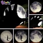 Full Printing 8m Inflatable Moon Balloon Giant Lighting Ball For Events With Customized Size - 4