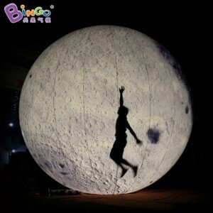 Full Printing 8m Inflatable Moon Balloon Giant Lighting Ball For Events With Customized Size - 2