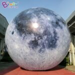 Full Printing 8m Inflatable Moon Balloon Giant Lighting Ball For Events With Customized Size - 6