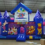 Full Printing Football Cartoon For Children Hot Rental Inflatable Bouncy Castle Jumping House - 6