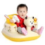 Funny Bear Inflatable Baby Chair Bath Room Portable Children Seat Kids Learn To Sit Play Water Games Sofa - 2