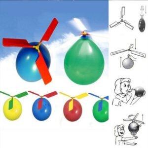 Funny Traditional Classic Balloon Helicopter Flying Outdoor Playing Educational Kids Children Fun Toys Best Gifts