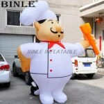 Funny Advertising Giant Inflatable Chef Model Balloon For Promotion - 2
