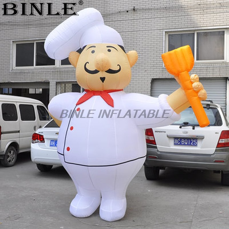 Giant Funny Inflatable Chef Model Balloon Ideal For Advertising And Promotional Events - 1