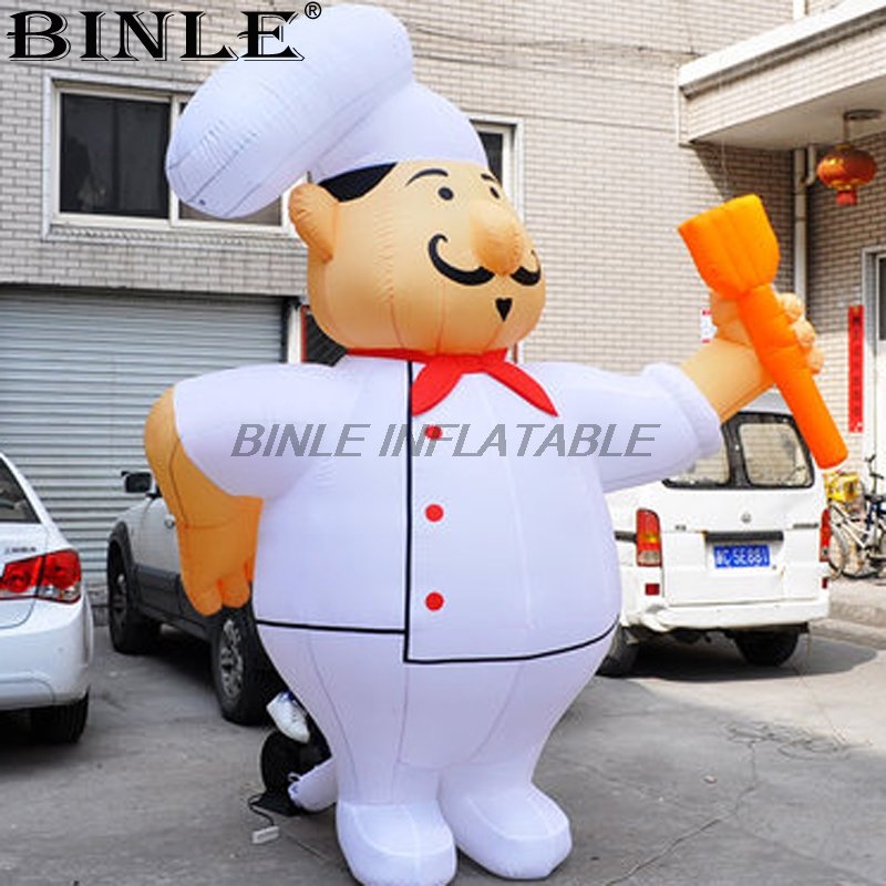 Giant Funny Inflatable Chef Model Balloon Ideal For Advertising And Promotional Events - 2