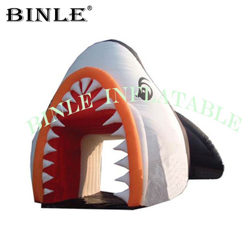 Sea World Event Inflatable Shark Tunnel Funny Archway Entrance Balloon Mascot Party Decoration - 1 Sea World Event Inflatable Shark Tunnel Funny Archway Entrance Balloon Mascot Party Decoration - 1