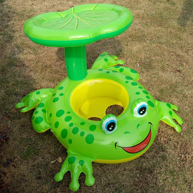 Childrens Frog Inflatable Swim Seat Float Pvc Baby Boat Toy Fun Pool Accessory For Kids - 4 Childrens Frog Inflatable Swim Seat Float Pvc Baby Boat Toy Fun Pool Accessory For Kids - 4