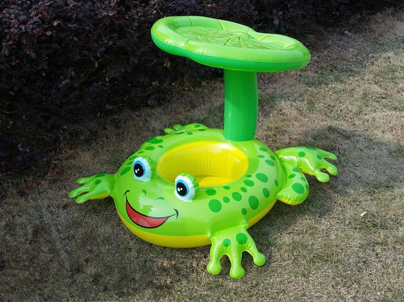 Childrens Frog Inflatable Swim Seat Float Pvc Baby Boat Toy Fun Pool Accessory For Kids - 3 Childrens Frog Inflatable Swim Seat Float Pvc Baby Boat Toy Fun Pool Accessory For Kids - 3